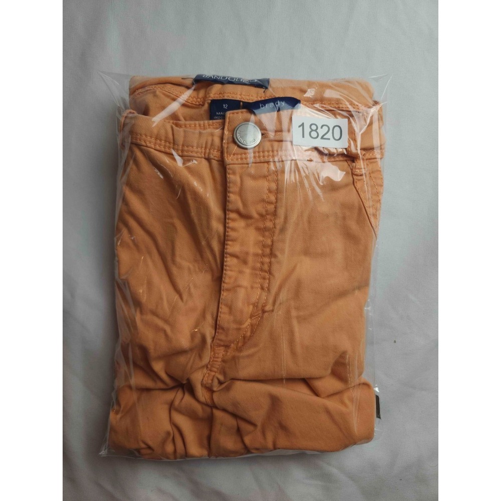 Bandolino Shorts Womens Size 12 Orange Brady Stretch Casual Bermuda Pockets - Picture 7 of 7